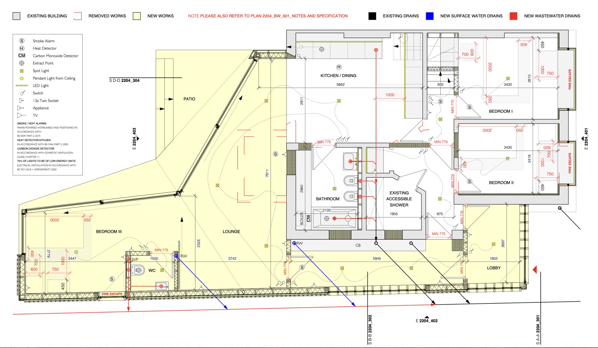 Detailed floor plan