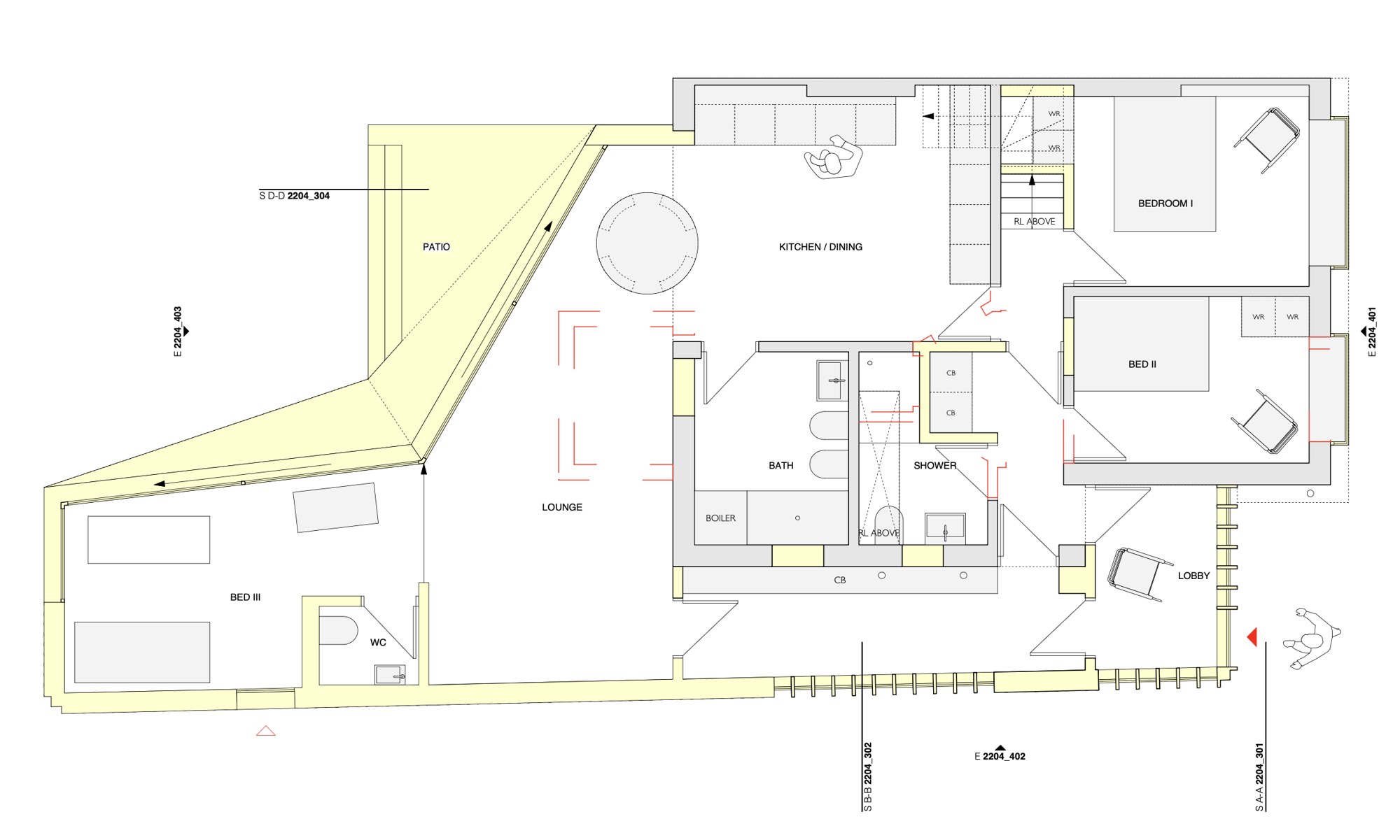 Proposed floor plan