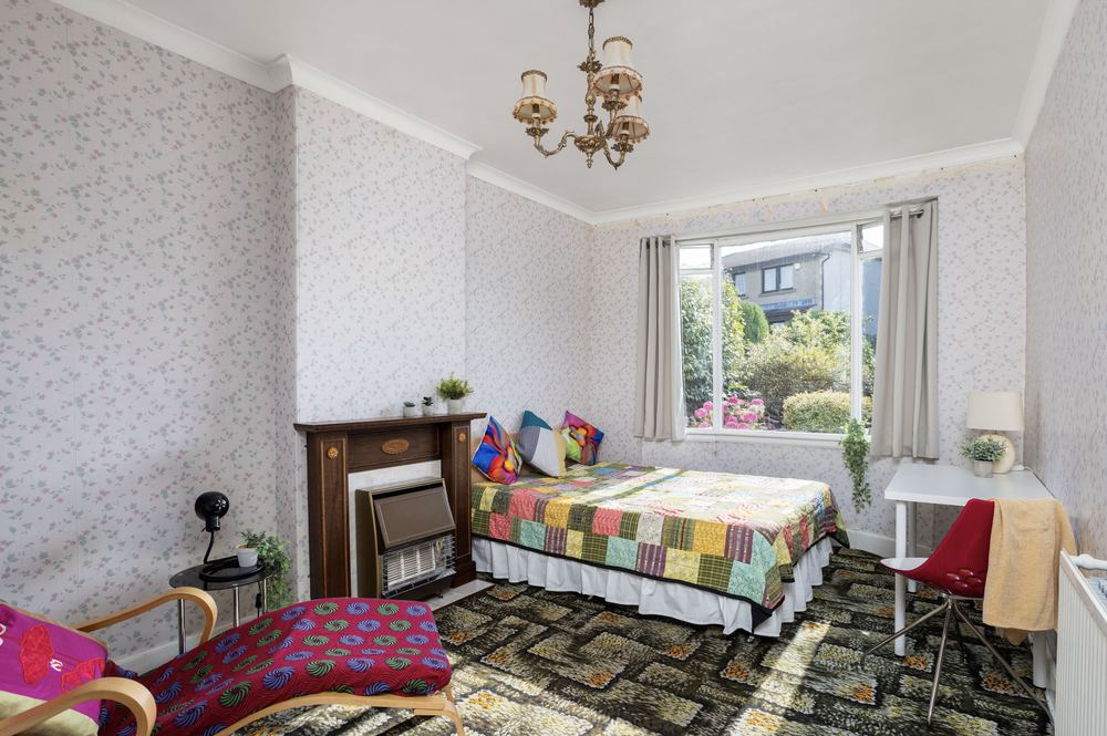 a Blackswan Lane property — living space before refurbishment by Blackswan Lane
